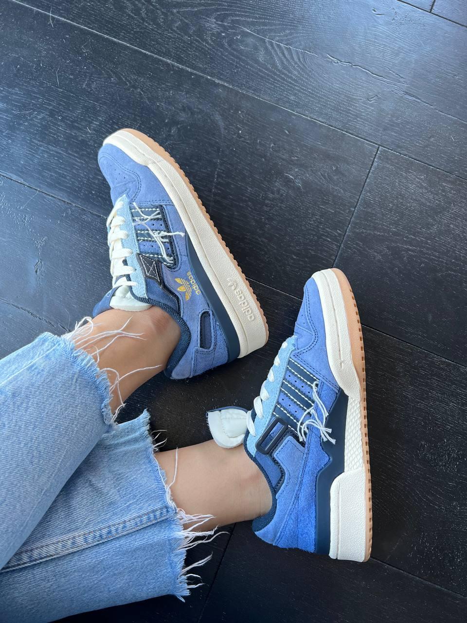 Adidas Forum 84 Low Blue Denim Gum