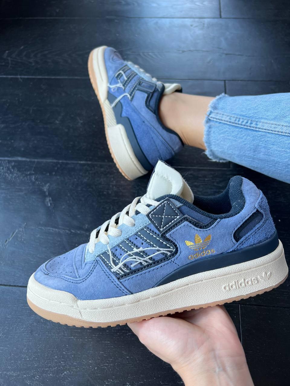 Adidas Forum 84 Low Blue Denim Gum