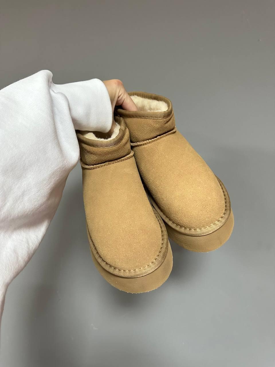 Ugg Ultra Mini Platform Ginger Suede