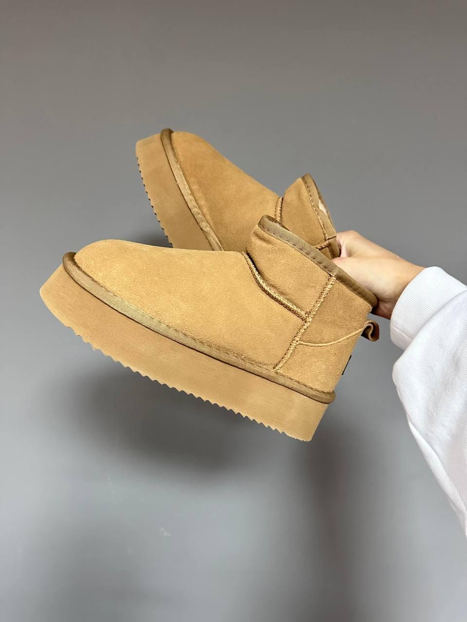 Ugg Ultra Mini Platform Ginger Suede