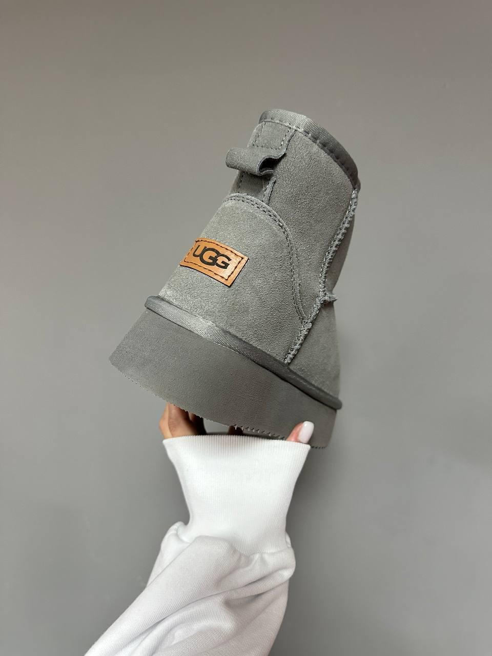 Ugg Classic Mini Platform Grey Suede