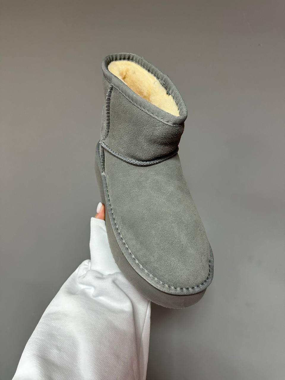 Ugg Classic Mini Platform Grey Suede
