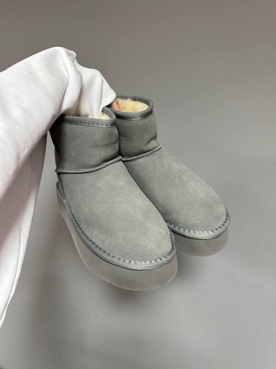 Ugg Classic Mini Platform Grey Suede