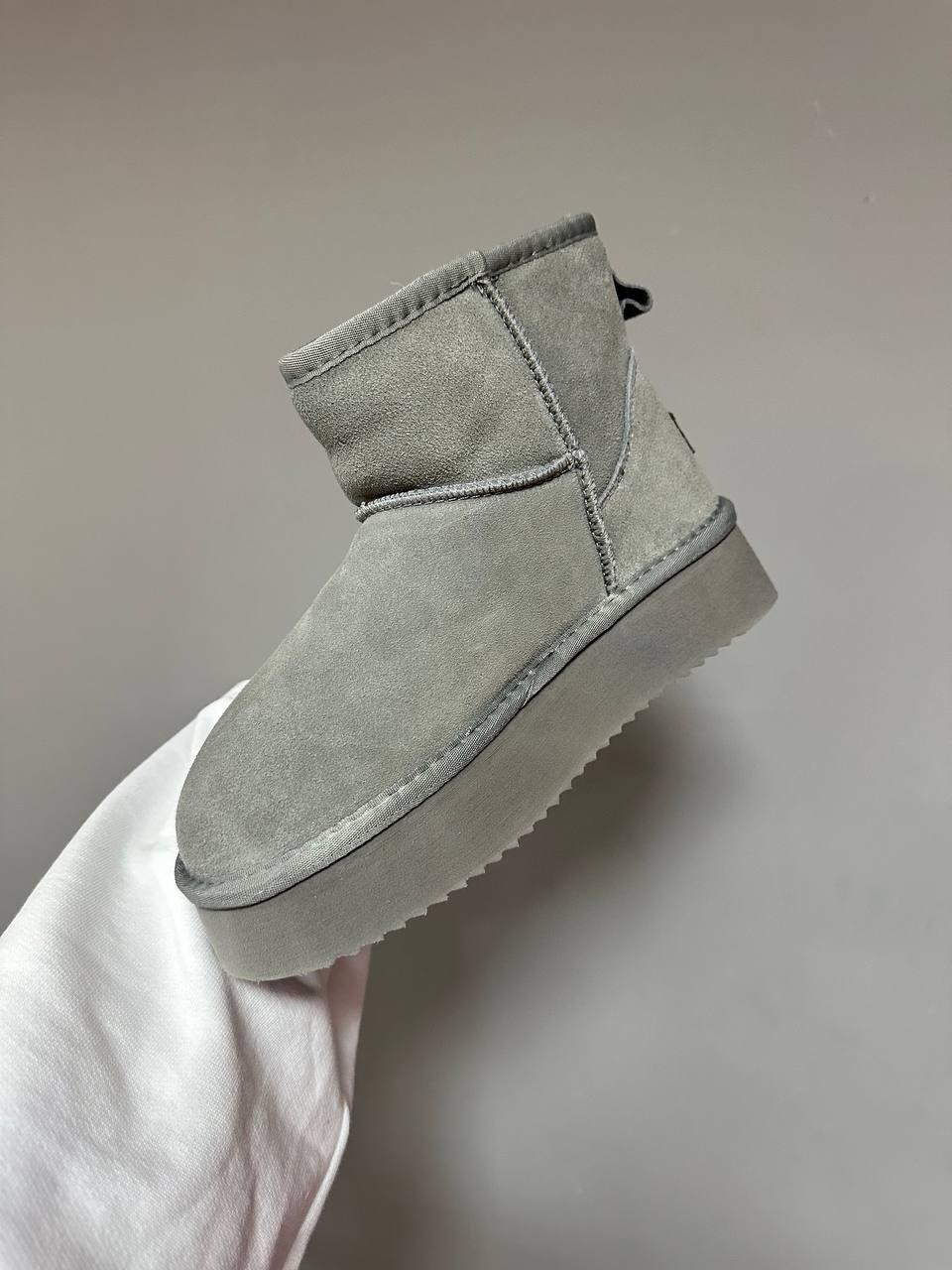Ugg Classic Mini Platform Grey Suede