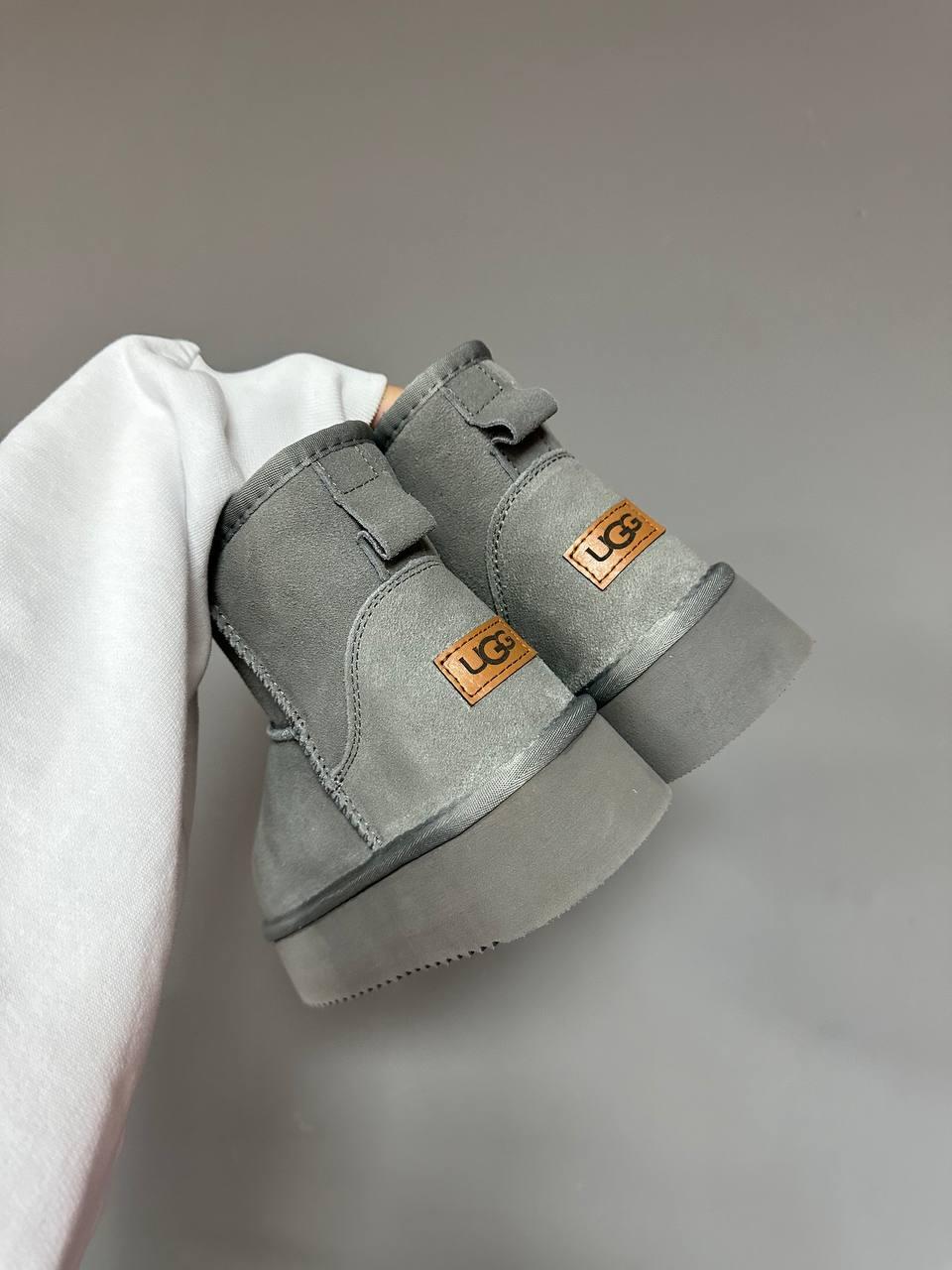 Ugg Classic Mini Platform Grey Suede