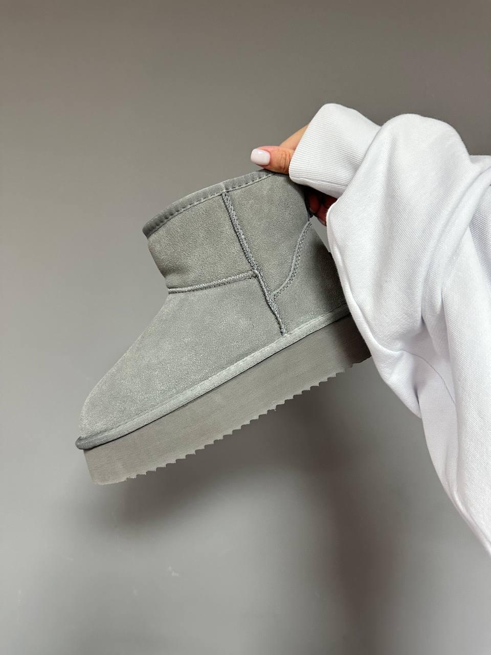 Ugg Classic Mini Platform Grey Suede