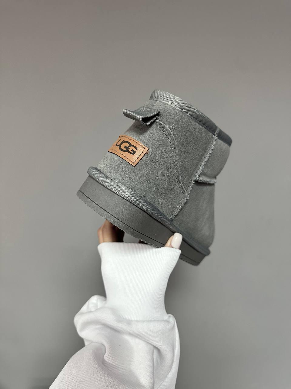 Ugg Ultra Mini Cool Grey Suede