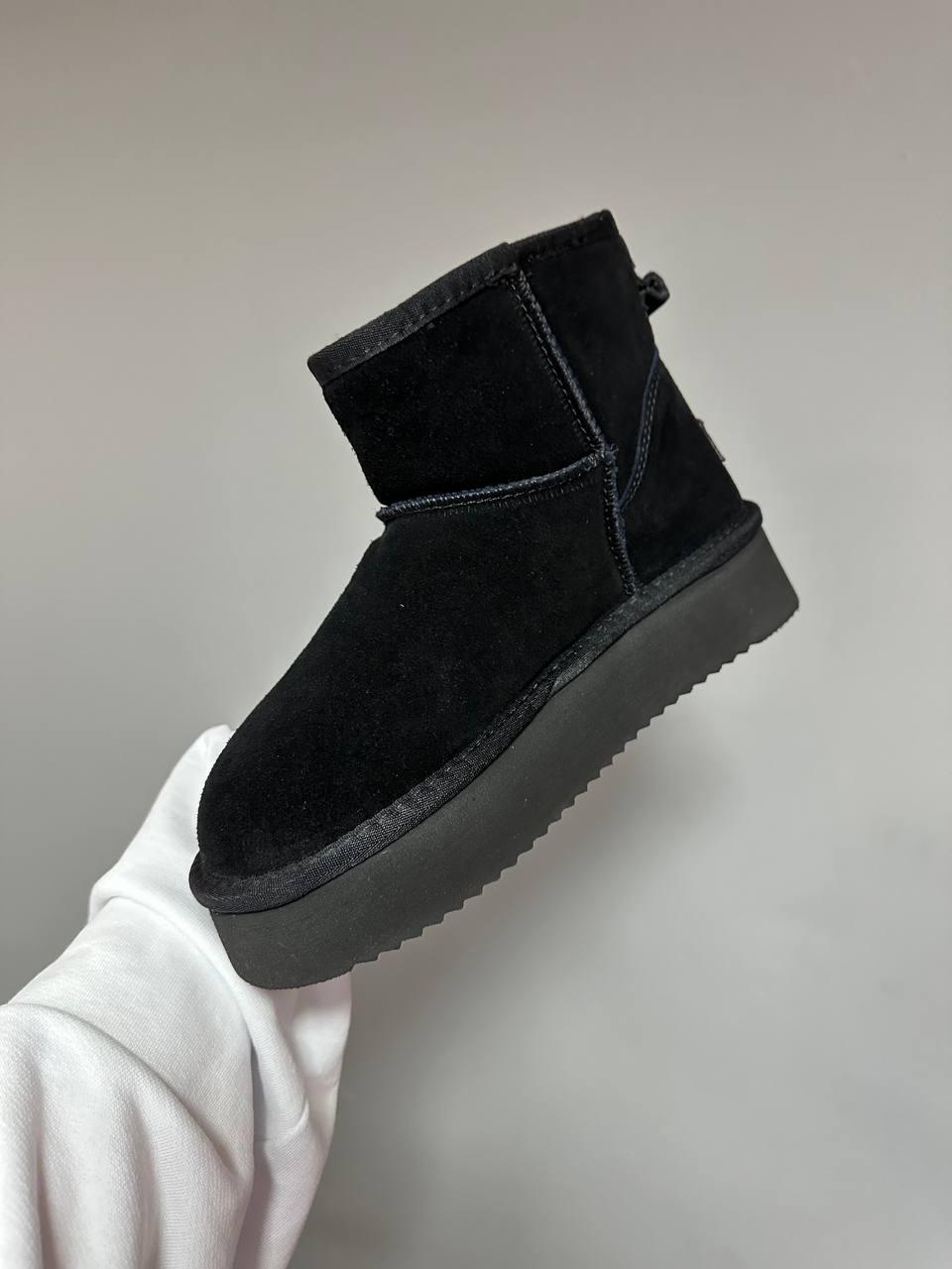Ugg Classic Mini Platform Black Suede