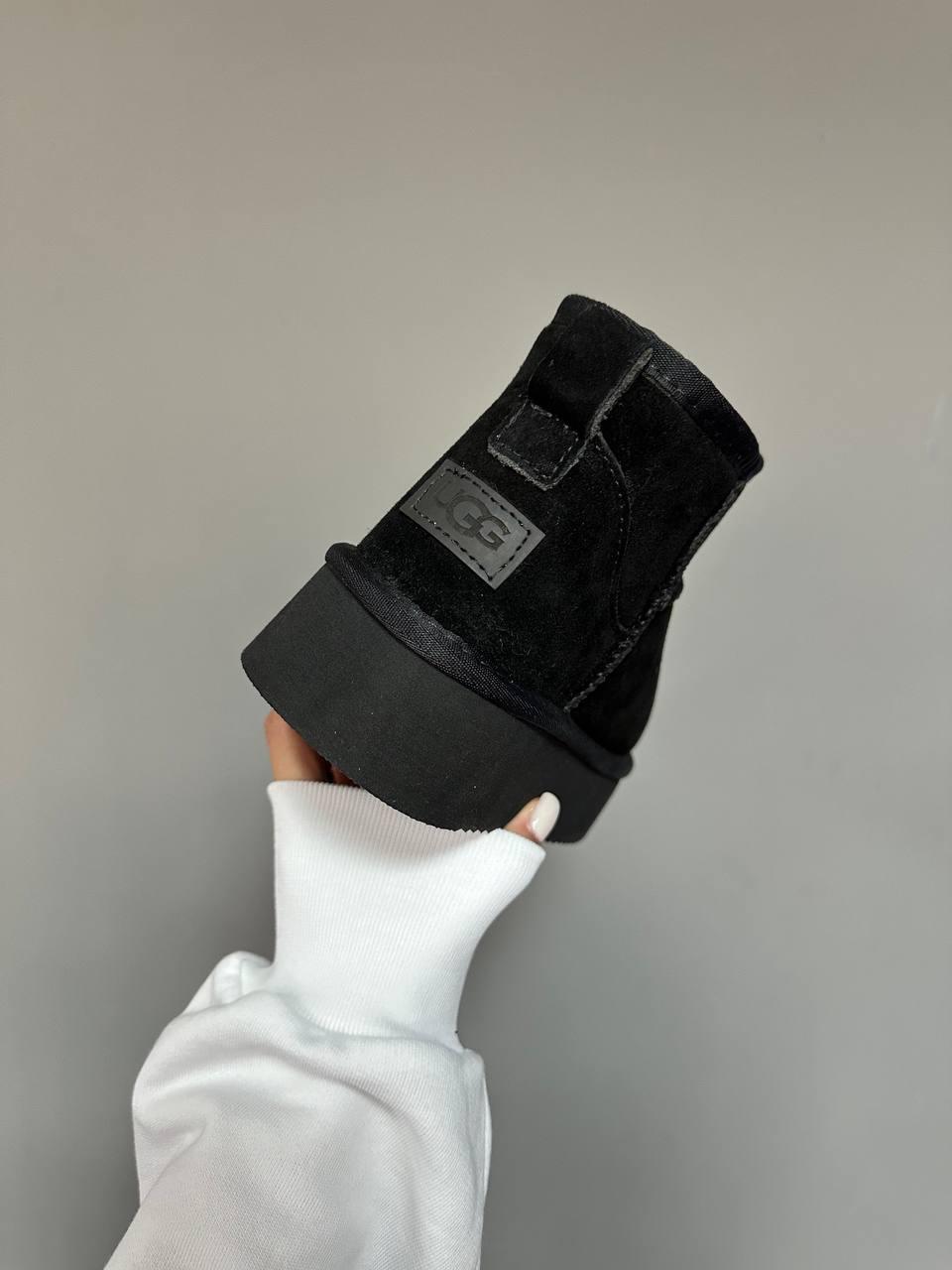 Ugg Ultra Mini Platform Black Suede