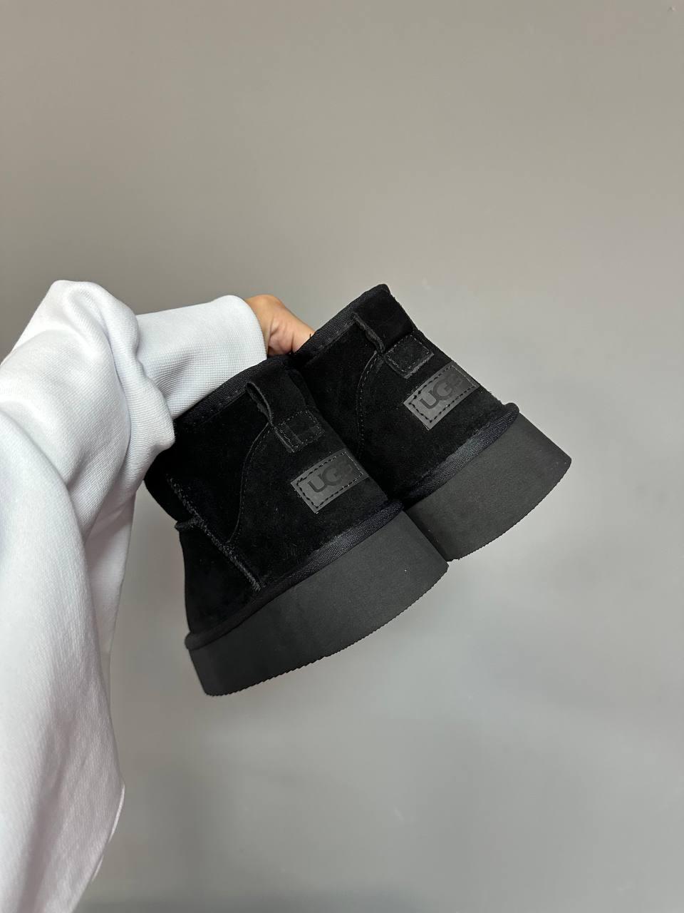 Ugg Ultra Mini Platform Black Suede