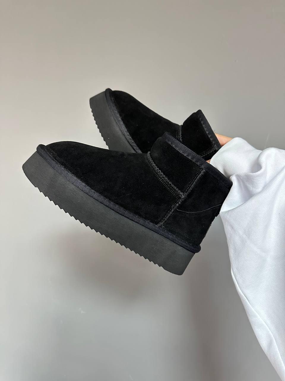 Ugg Ultra Mini Platform Black Suede