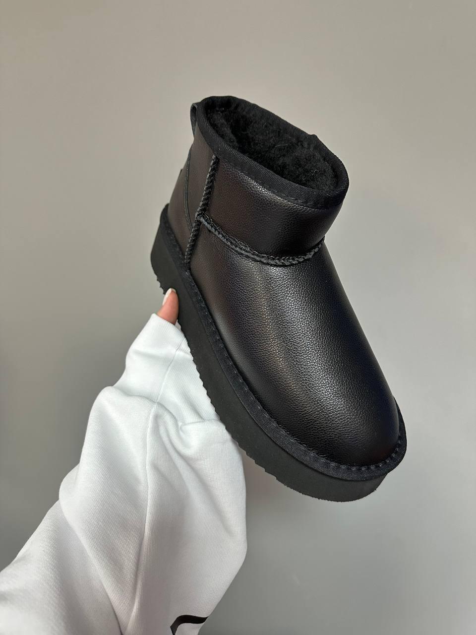 Ugg Ultra Mini Platform Black Leather