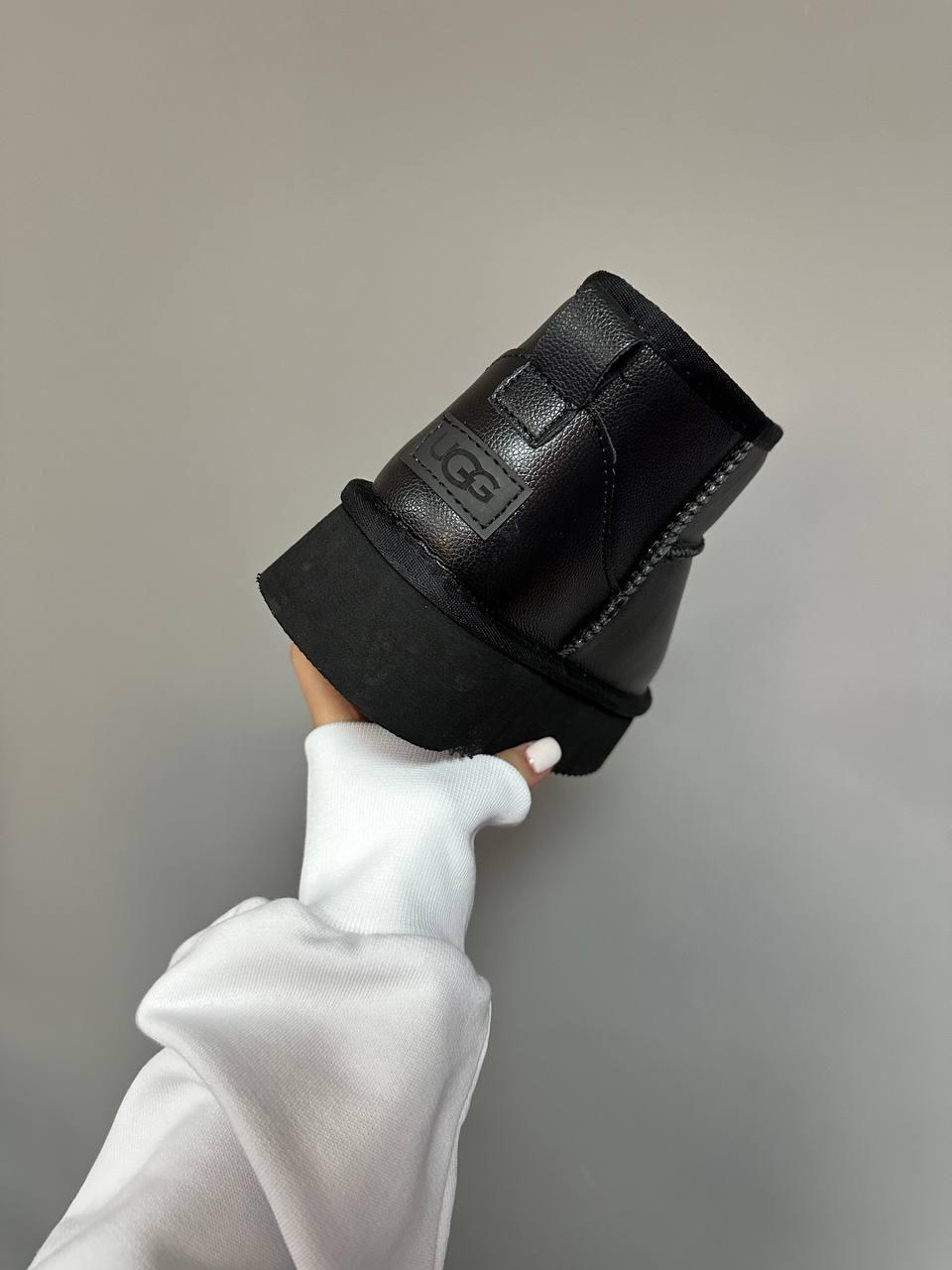 Ugg Ultra Mini Platform Black Leather