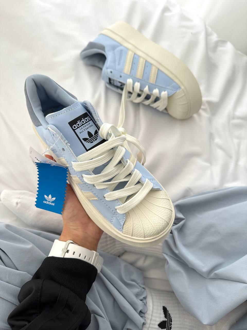 Adidas Superstar Bonega Blue Cream
