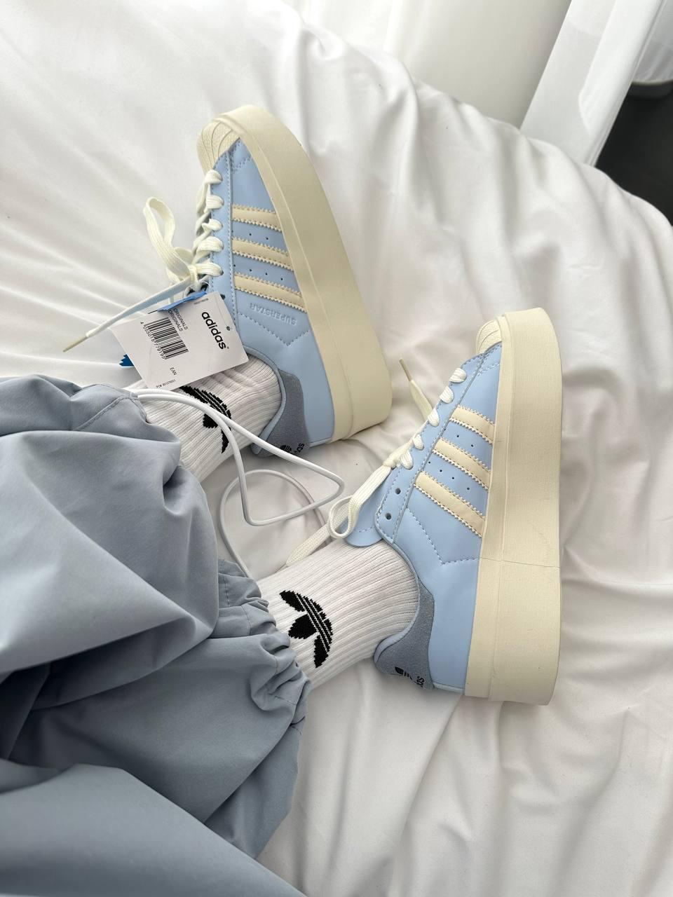 Adidas Superstar Bonega Blue Cream