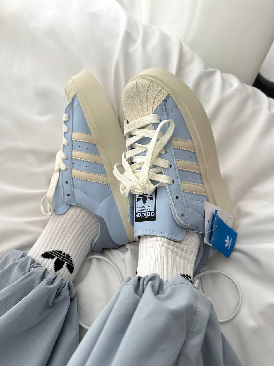 Adidas Superstar Bonega Blue Cream