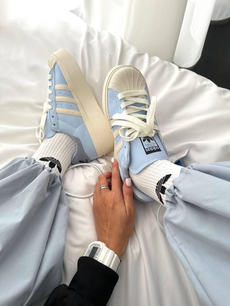 Adidas Superstar Bonega Blue Cream