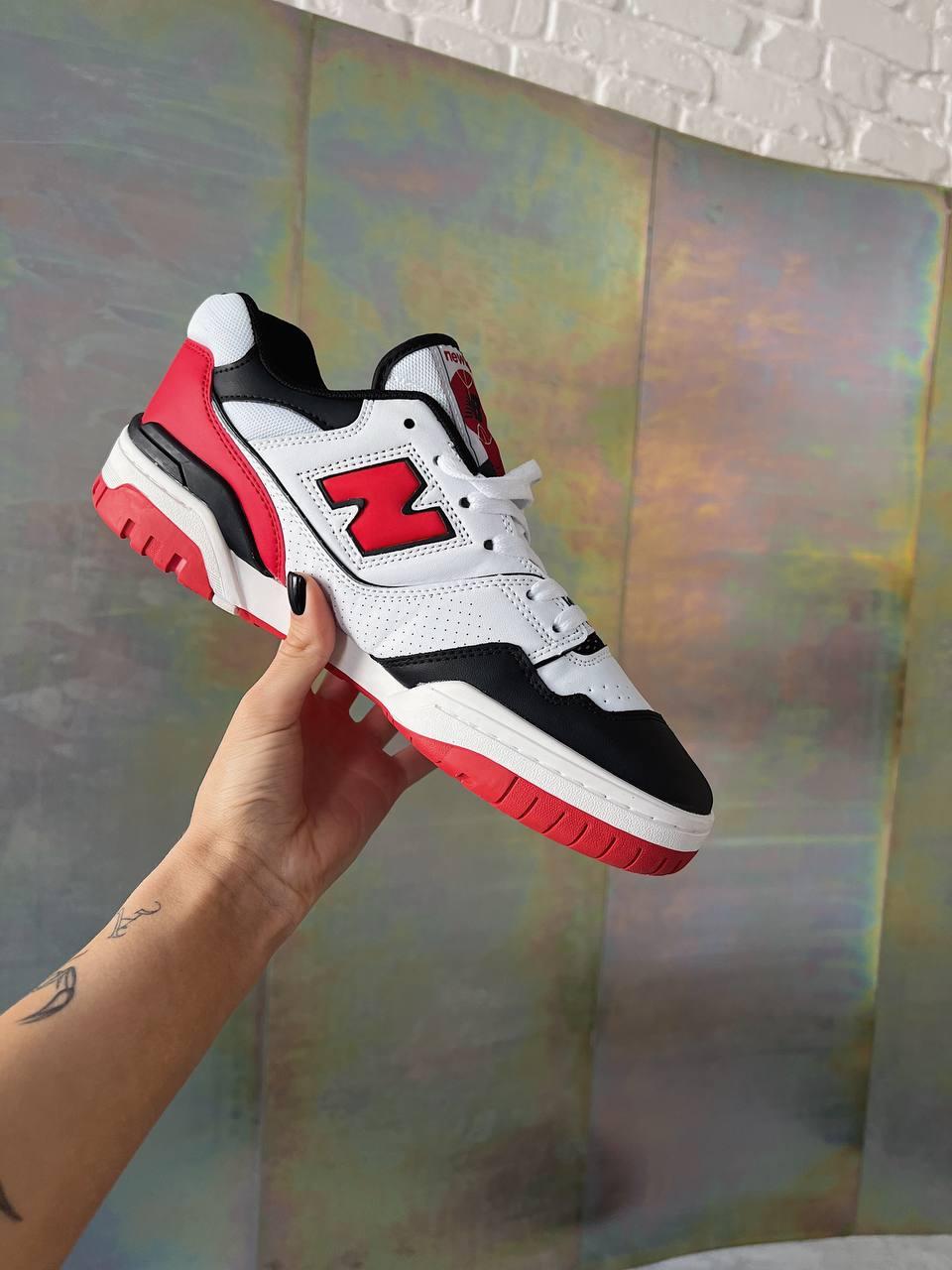 New Balance 550 White Red Black