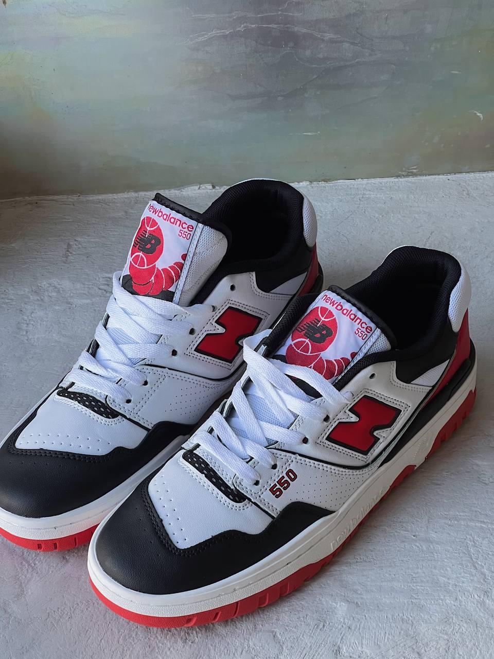 New Balance 550 White Red Black