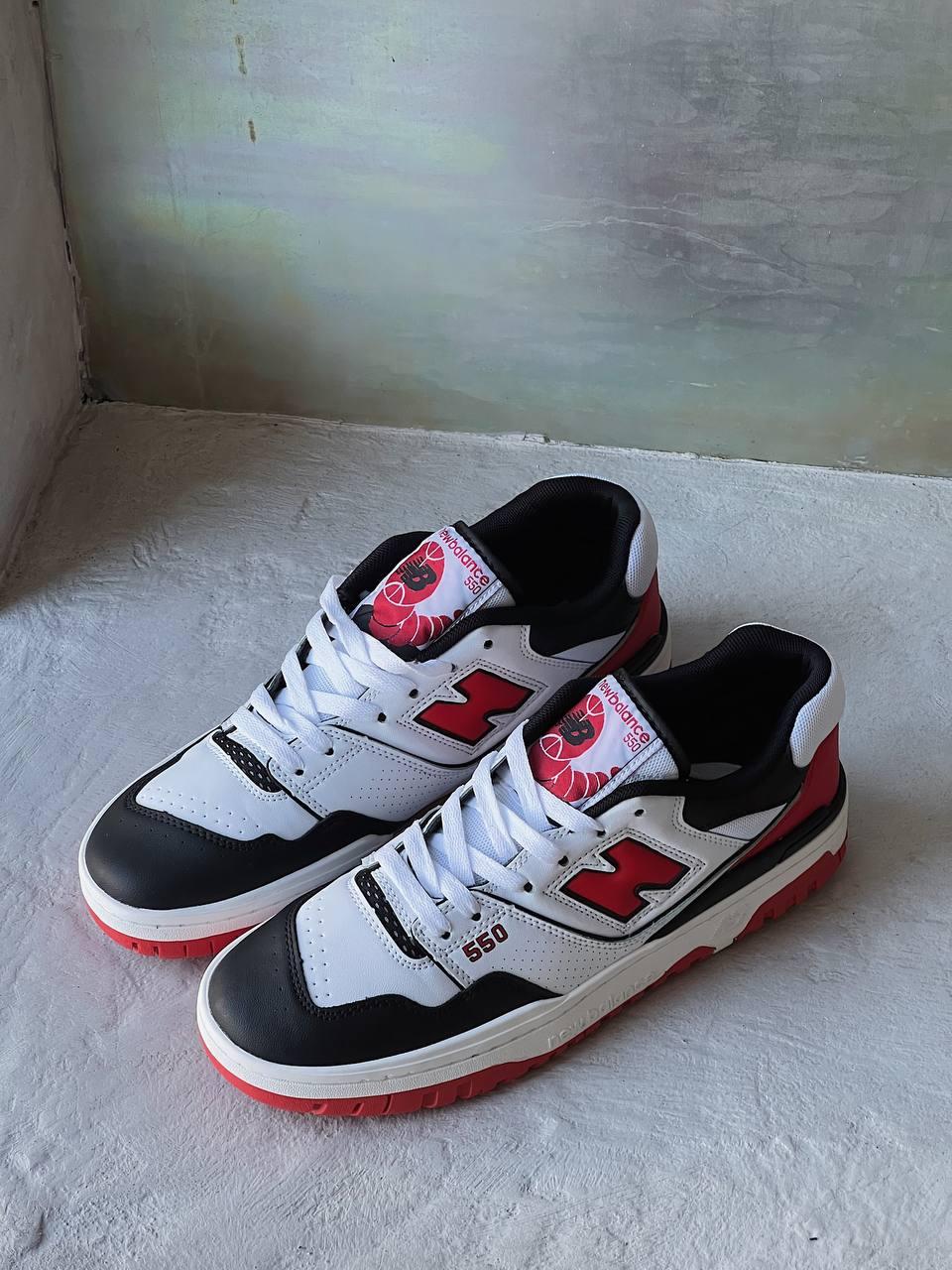 New Balance 550 White Red Black
