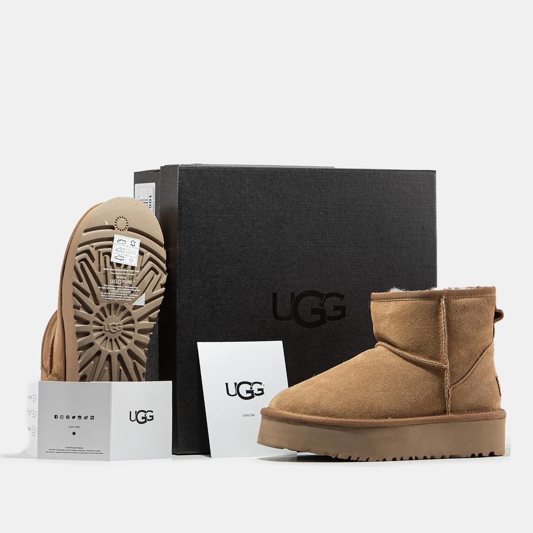 UGG Classic Mini Platform Chestnut
