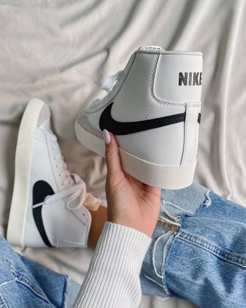 Nike Blazer White «Black Logo»