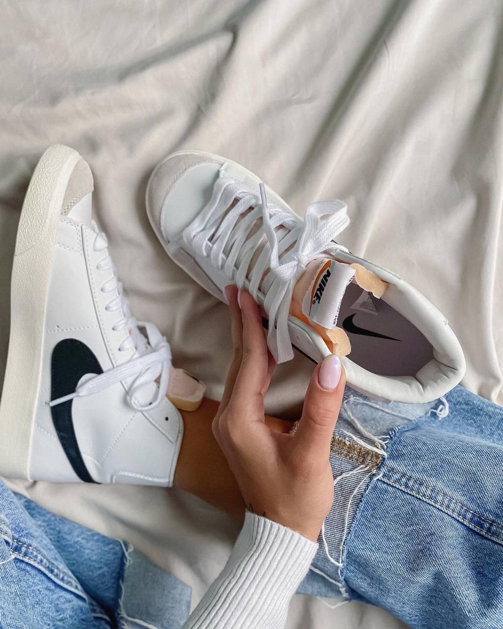 Nike Blazer White «Black Logo»