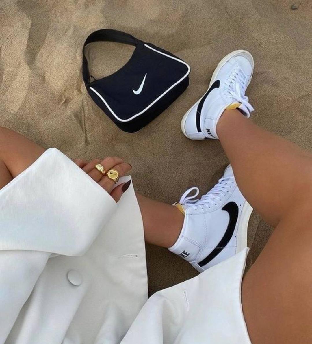 Nike Blazer White «Black Logo»