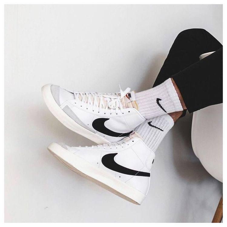 Nike Blazer White «Black Logo»