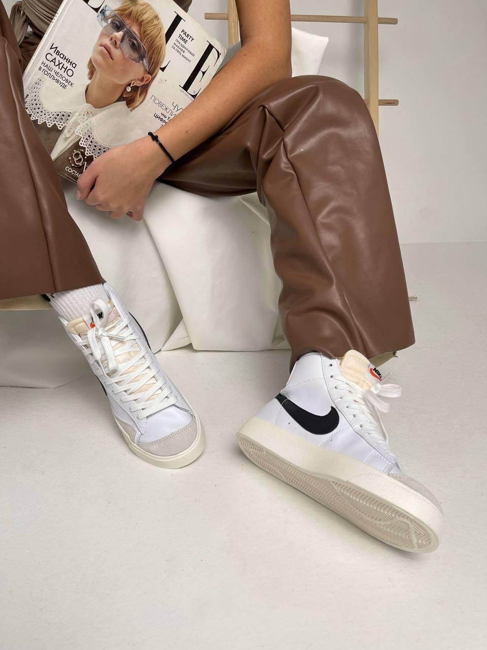 Nike Blazer White «Black Logo»