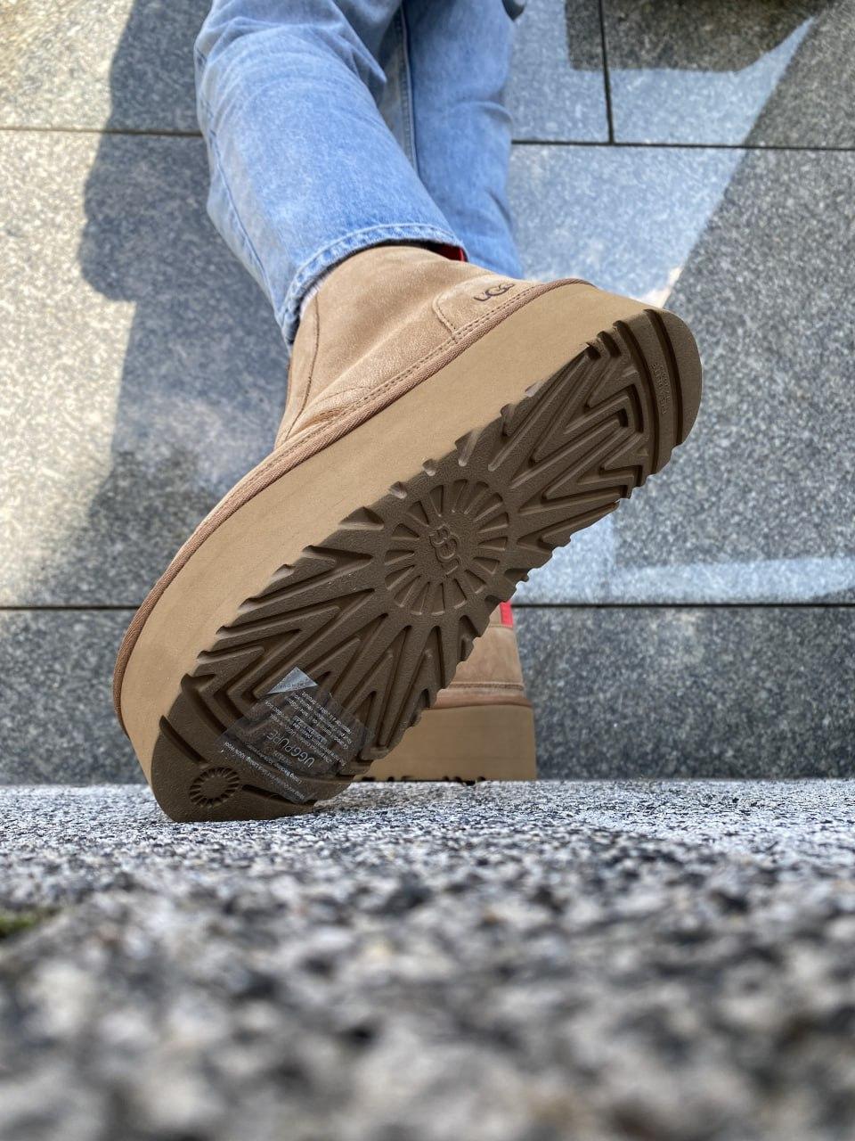 Ugg Neumal Platform Zipper Chestnut