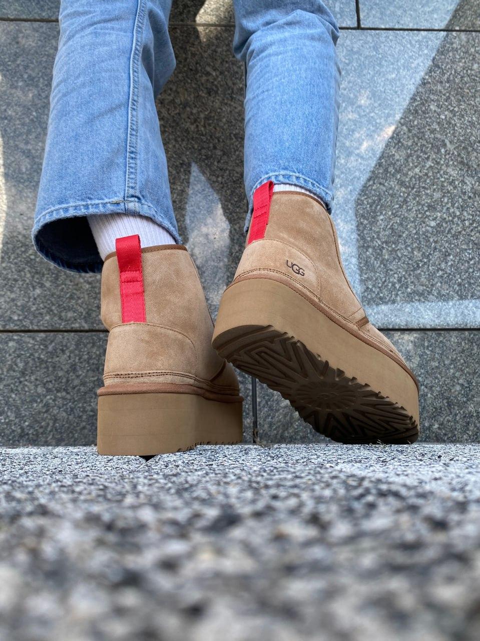Ugg Neumal Platform Zipper Chestnut