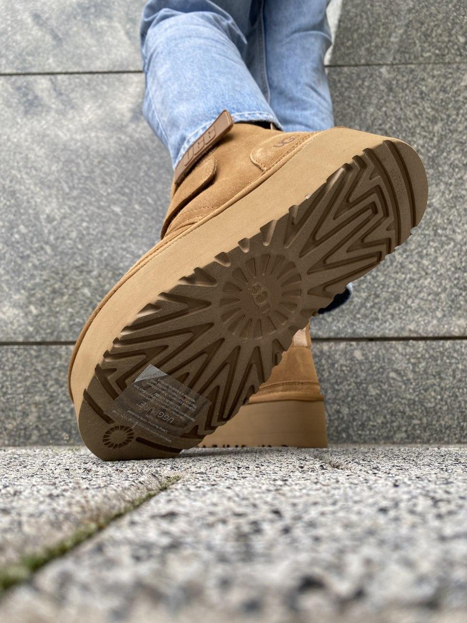 Ugg Neumal Platform Velcro Chestnut