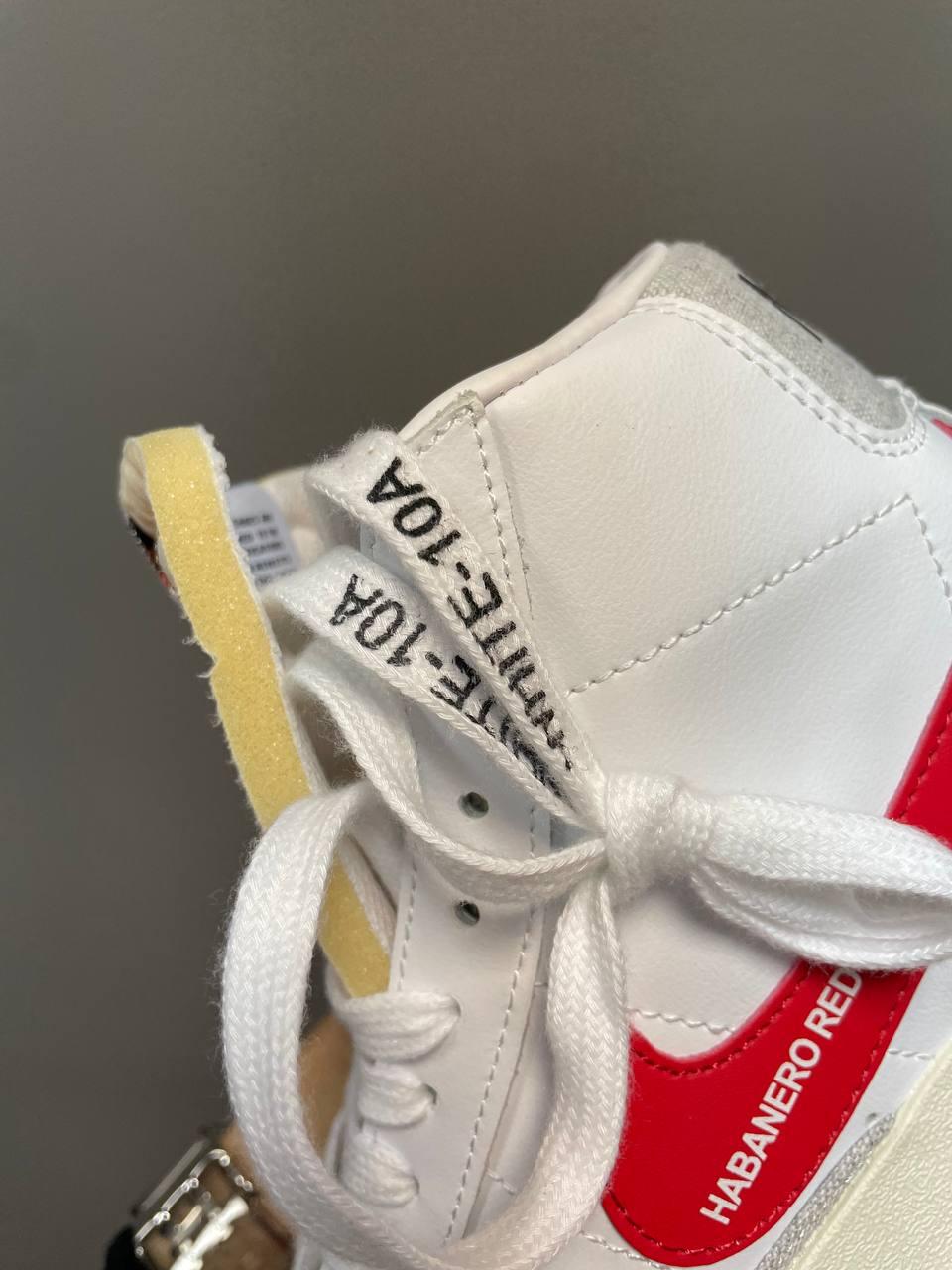 Nike Blazer White «Red Logo»