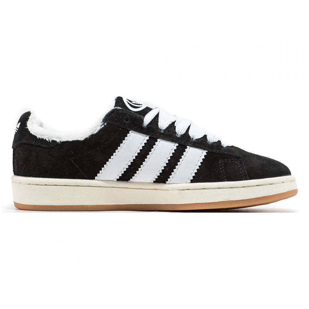 Adidas Campus 00s Black White Fur