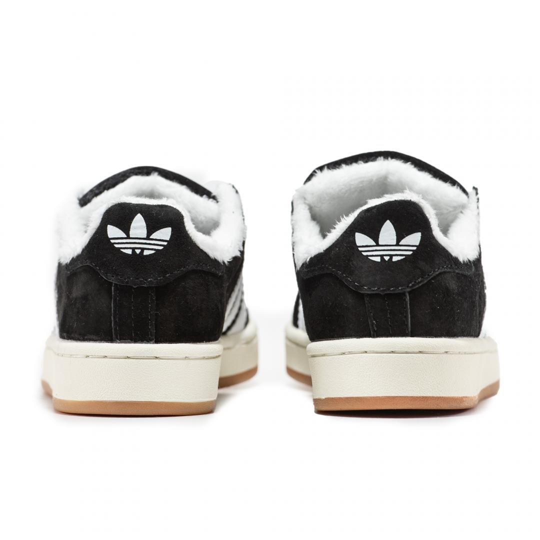 Adidas Campus 00s Black White Fur