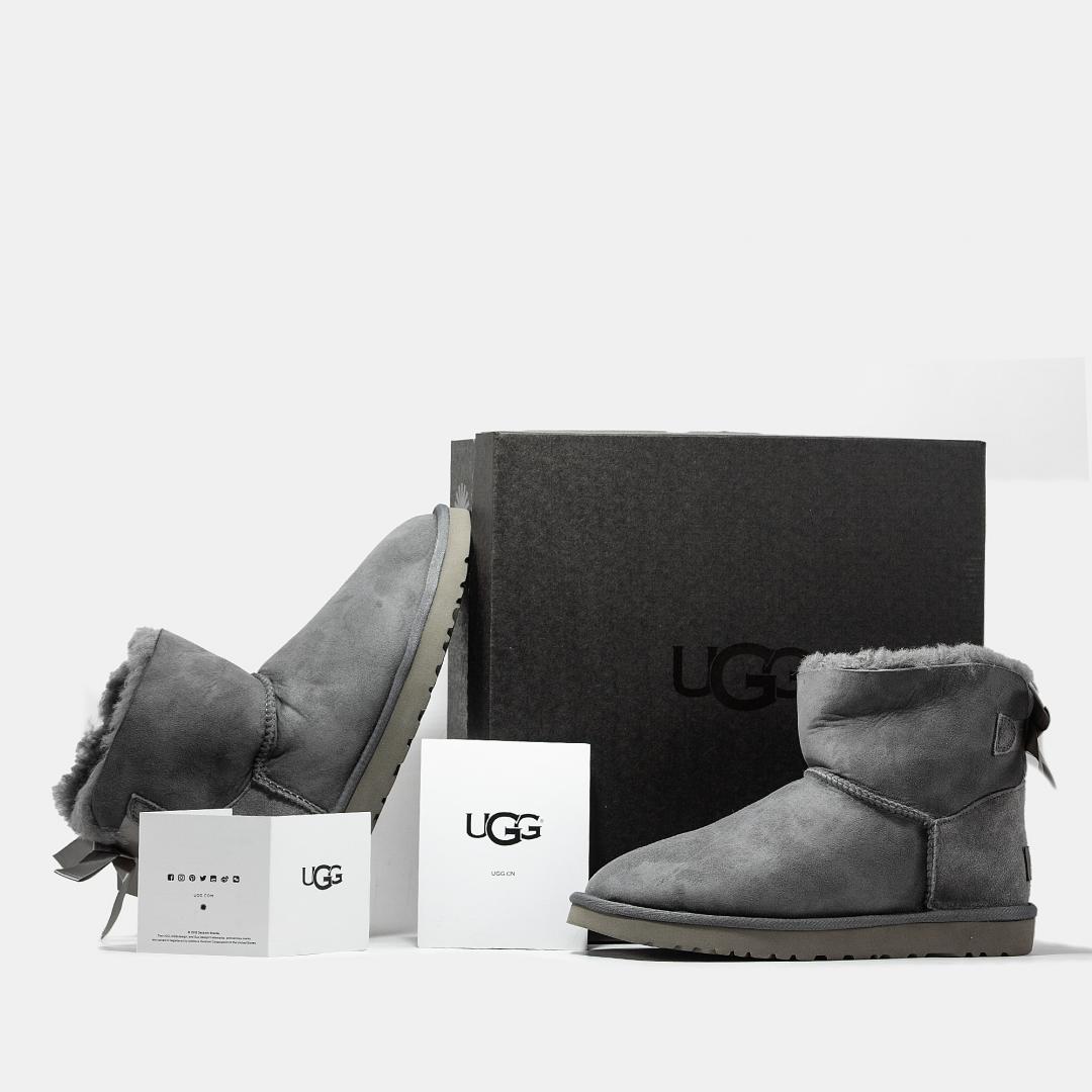 UGG Mini Bailey Bow Grey