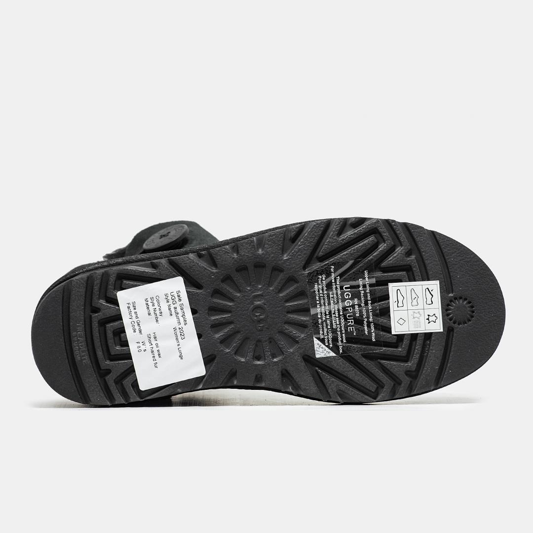 UGG Mini Bailey Button Black Premium