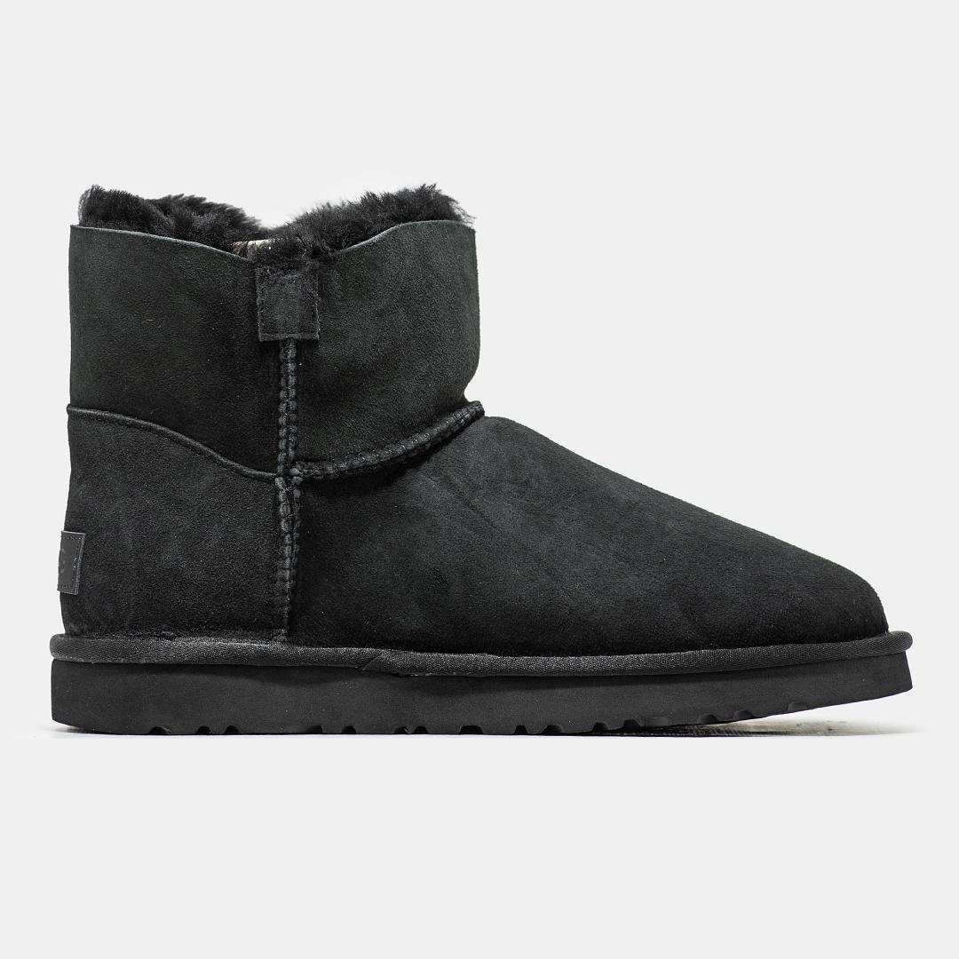 UGG Mini Bailey Button Black Premium