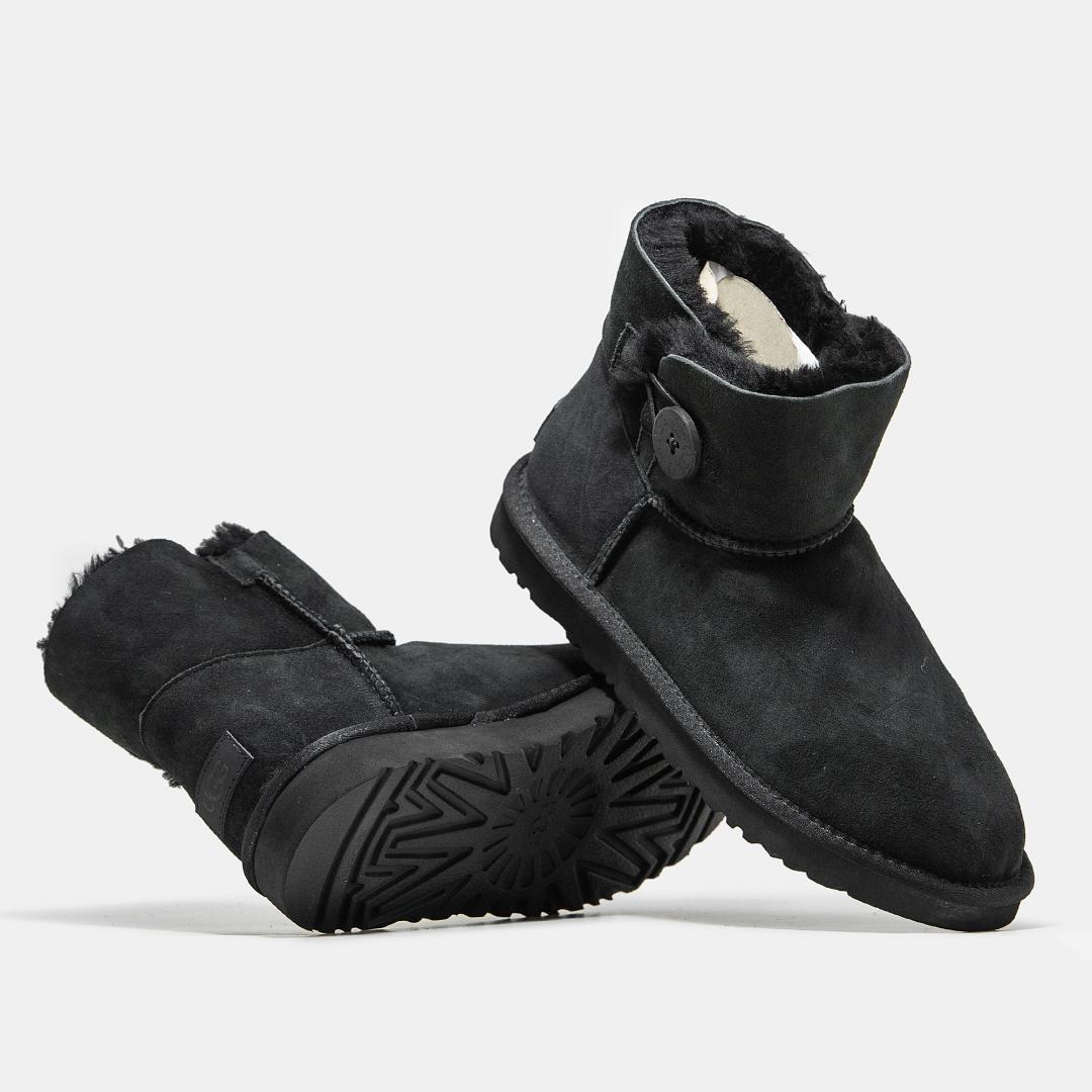 UGG Mini Bailey Button Black Premium