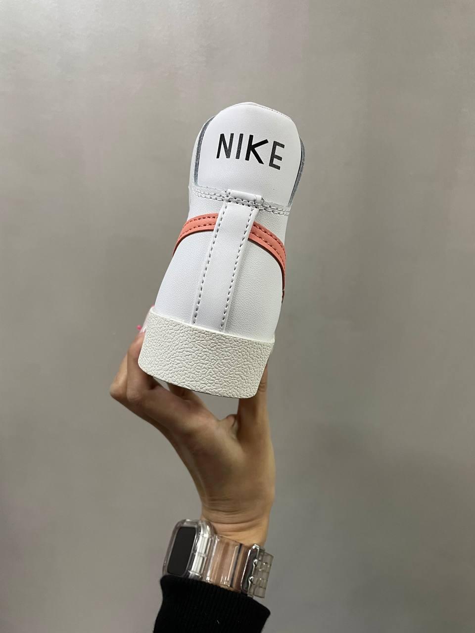 Nike Blazer White «Coral Logo»