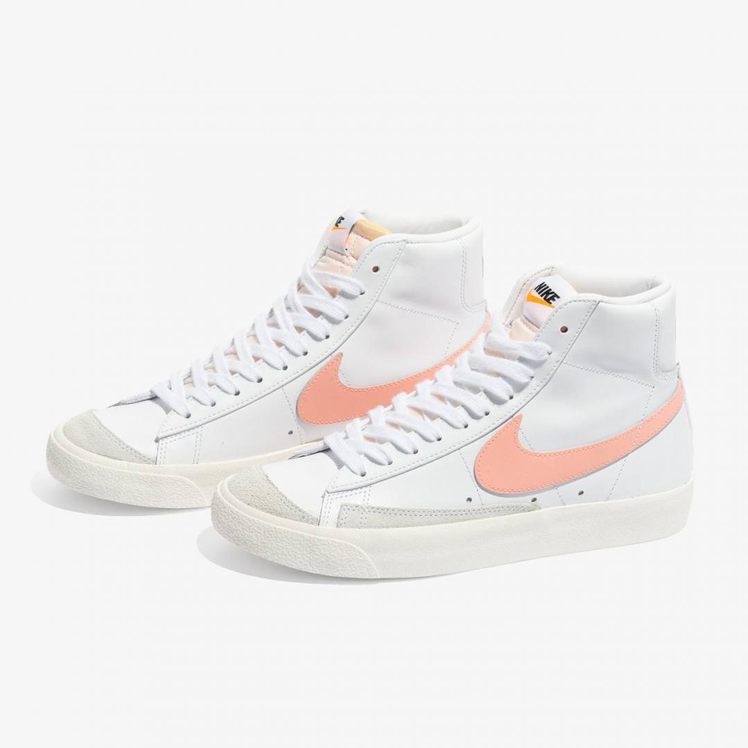 Nike Blazer White «Coral Logo»