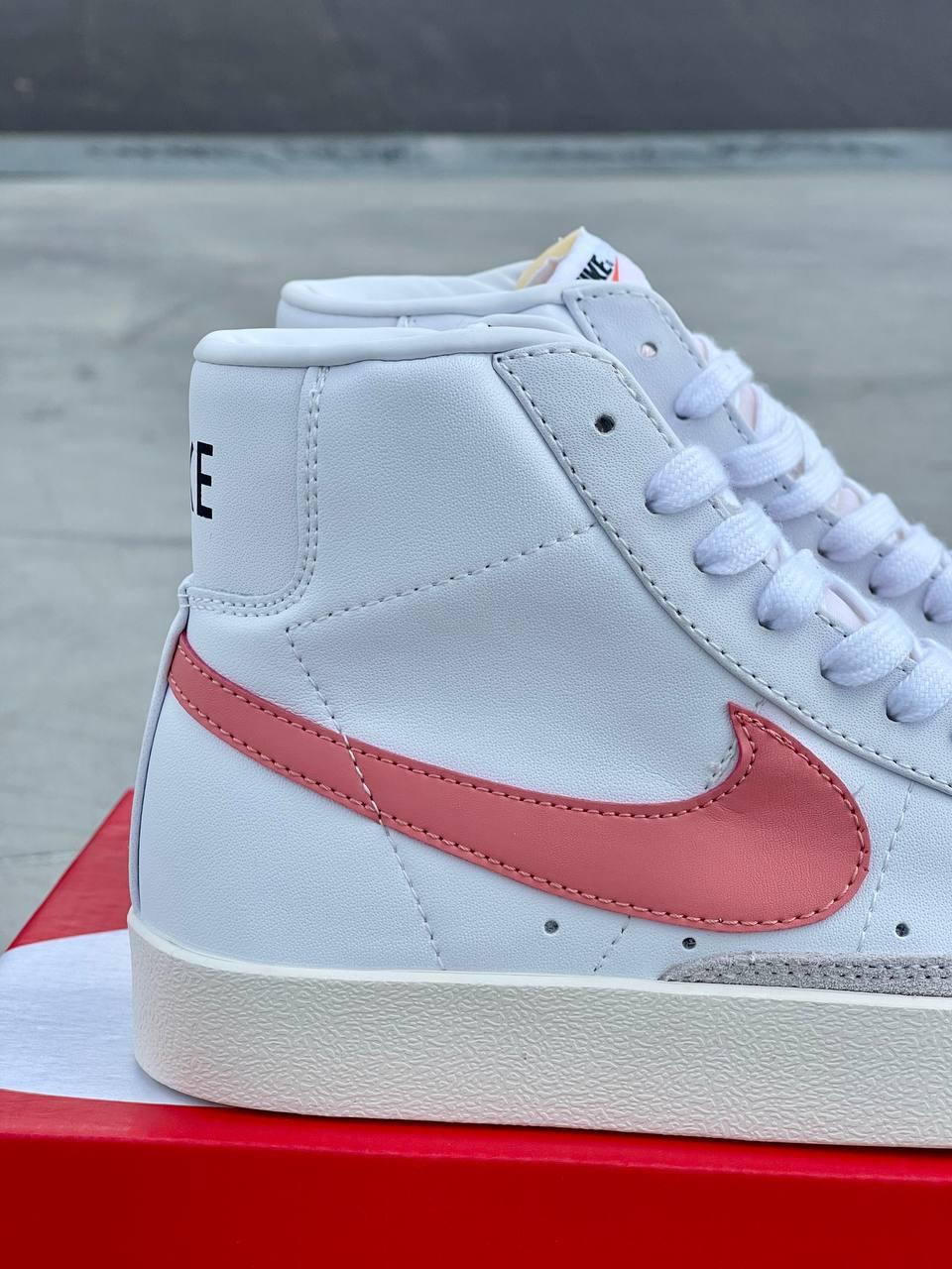 Nike Blazer White «Coral Logo»