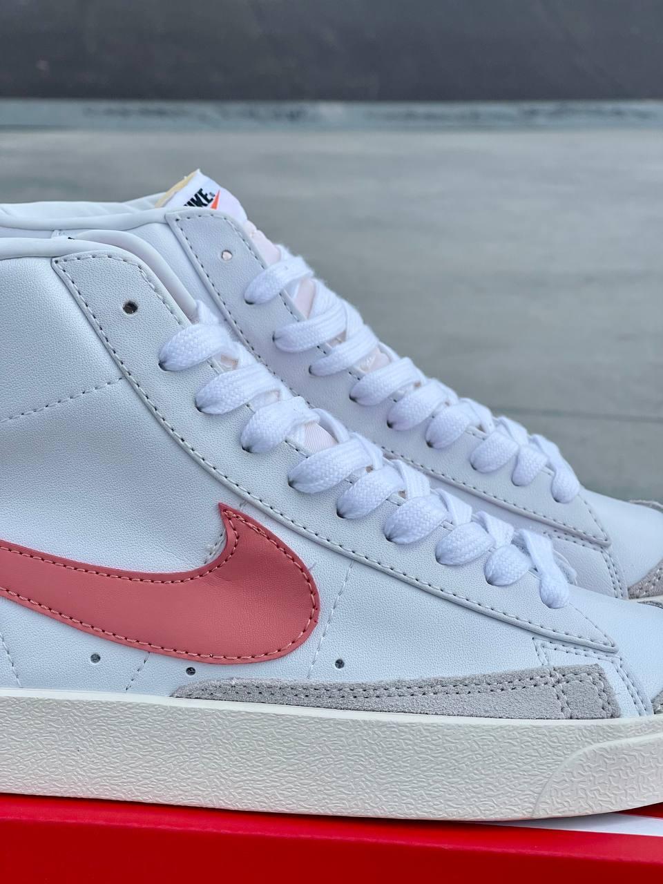 Nike Blazer White «Coral Logo»