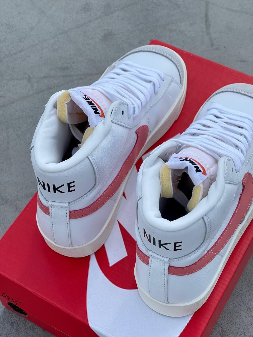 Nike Blazer White «Coral Logo»