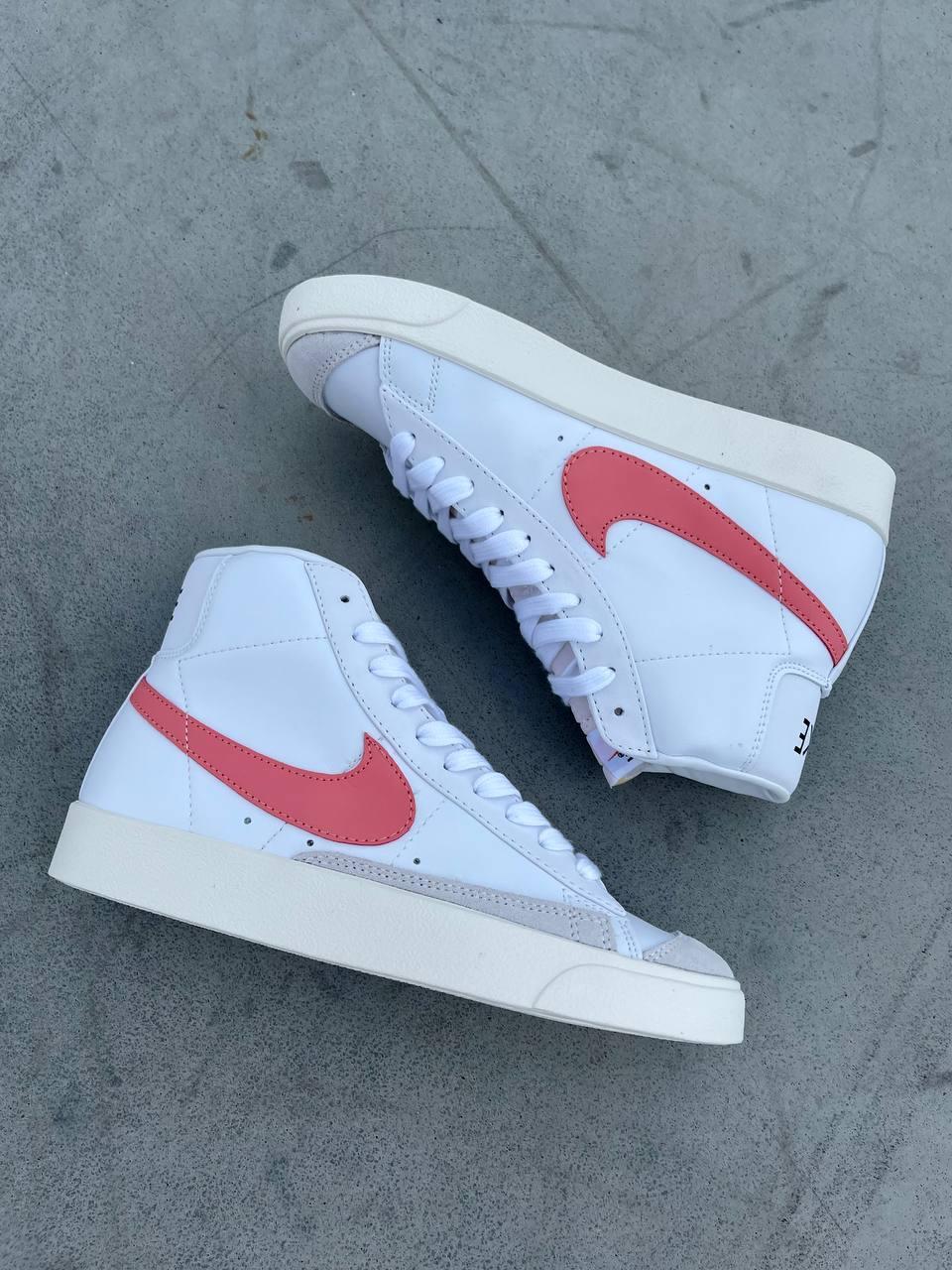 Nike Blazer White «Coral Logo»