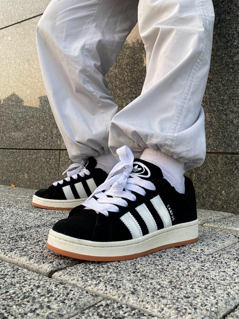 Adidas Campus 00s Black White Fur V2