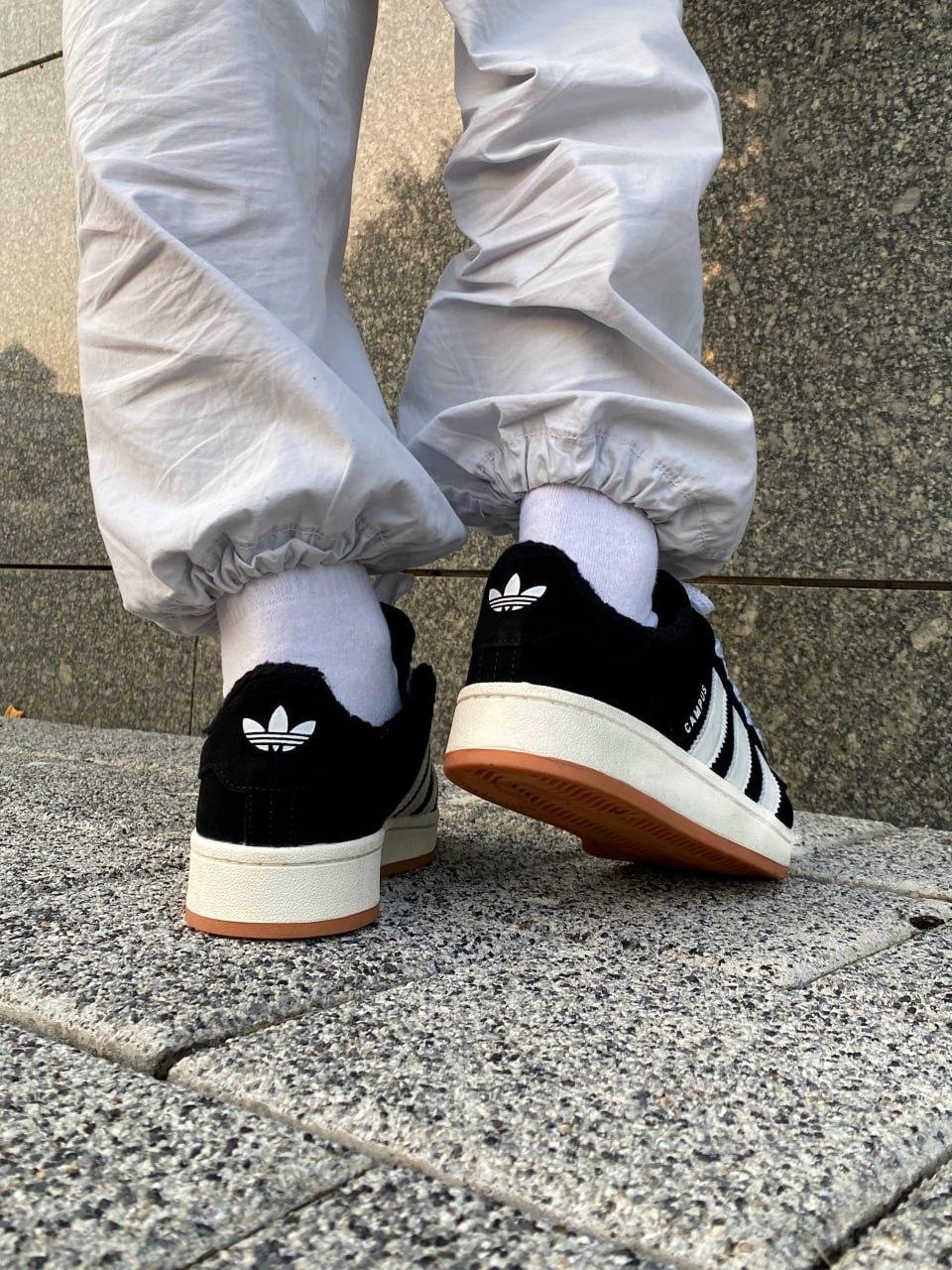 Adidas Campus 00s Black White Fur V2