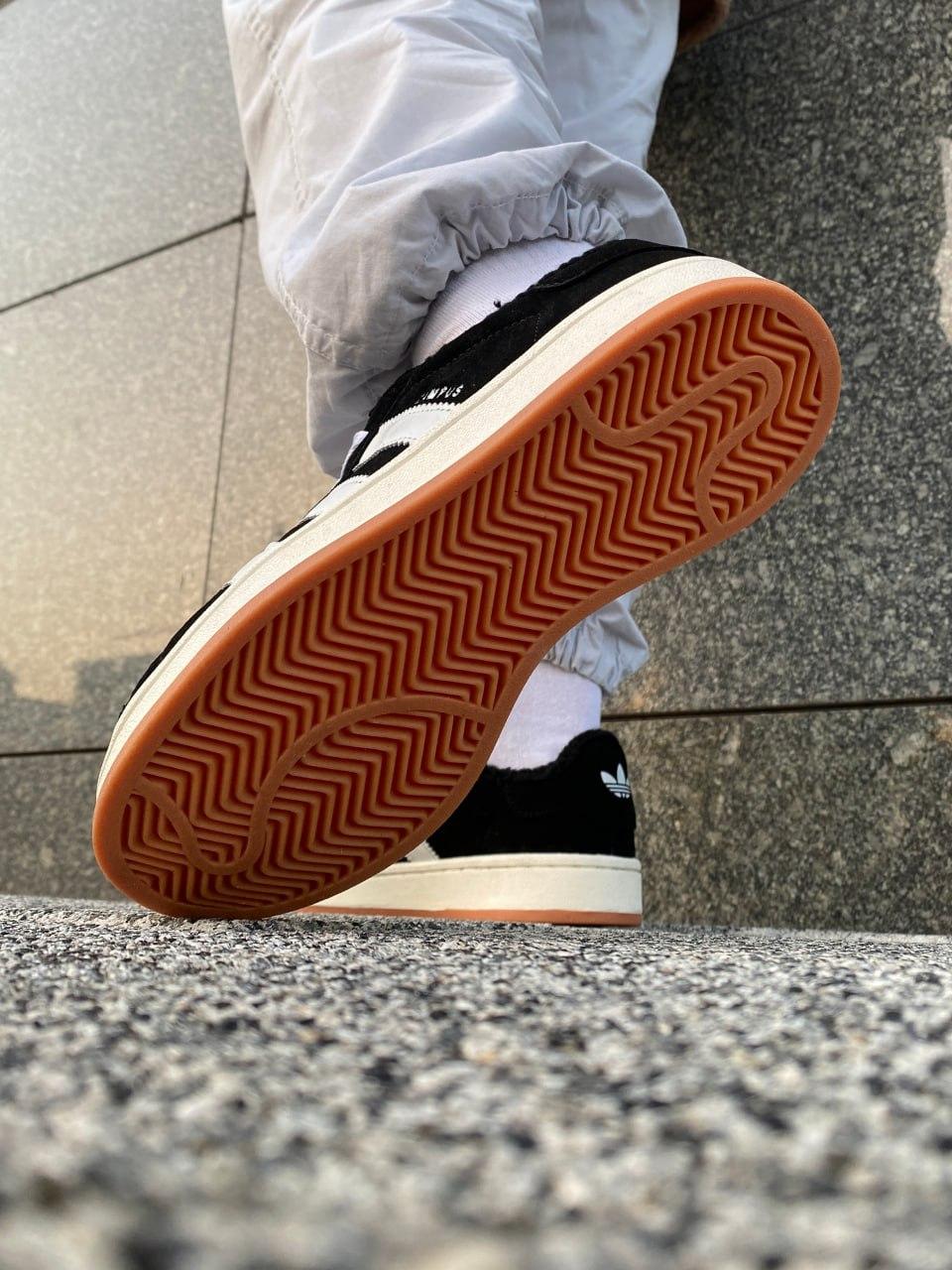 Adidas Campus 00s Black White Fur V2