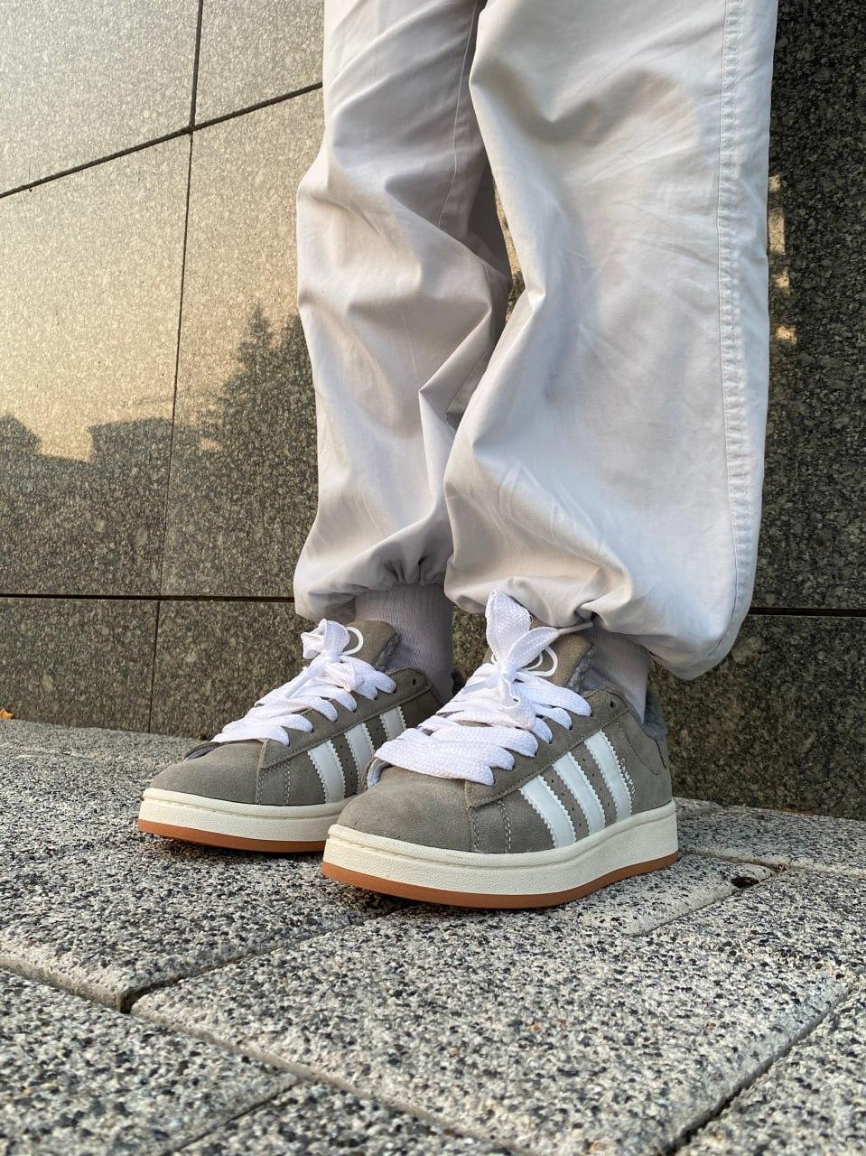 Adidas Campus 00s Fur Grey White